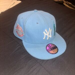 Custom NY Yankee fitted hat